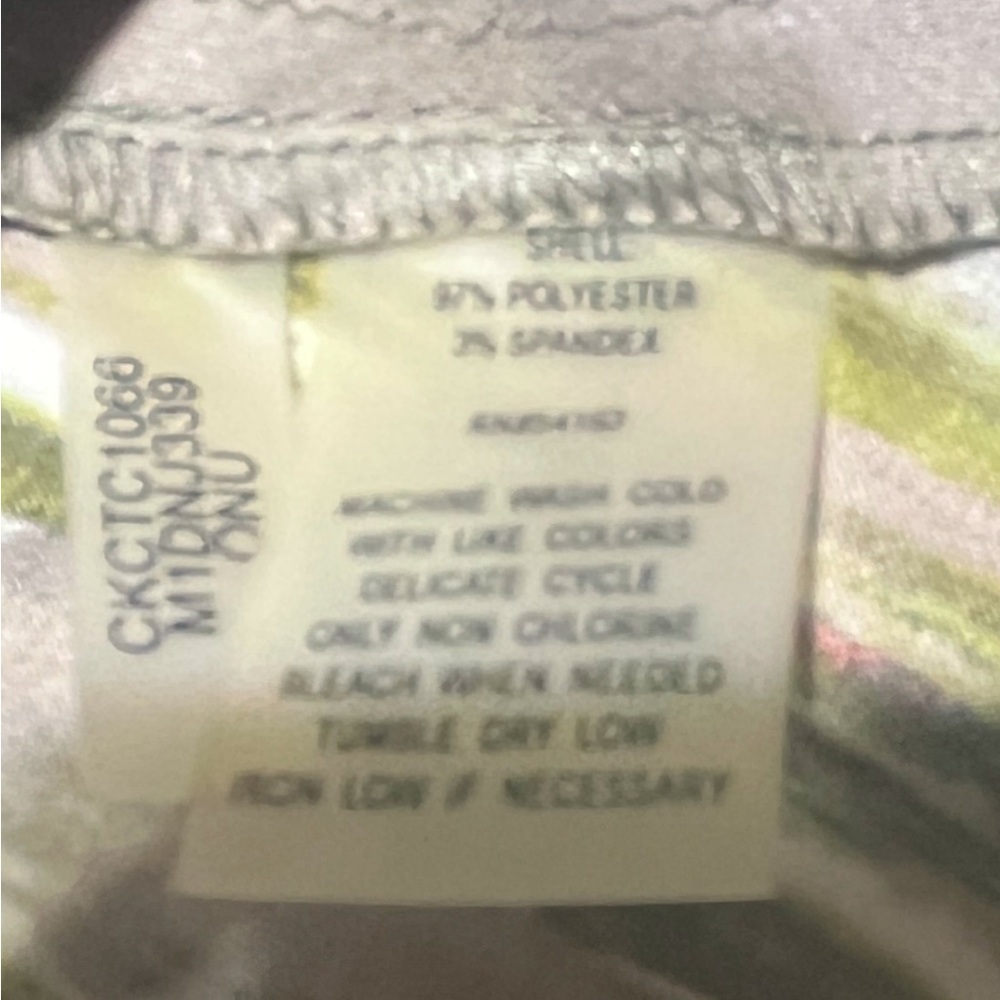 Calvin Klein Multi-Color Pleated A Line Midi Skirt Size 6 - Picture 6 of 10